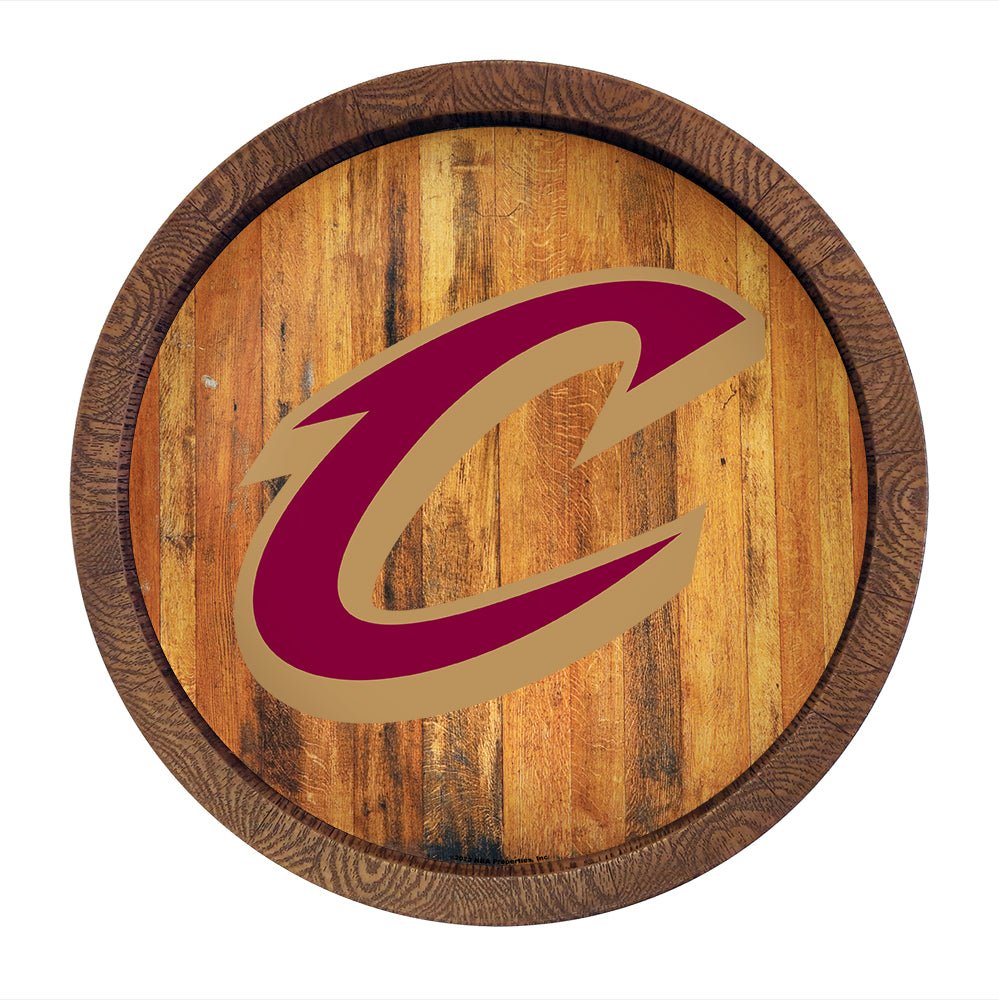 Cleveland Cavaliers Barrel Top Sign