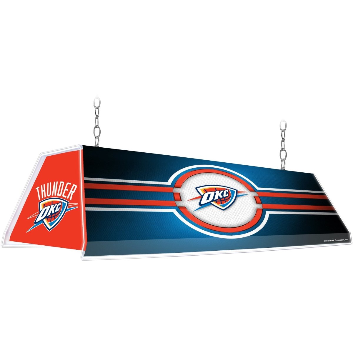 Oklahoma City Thunder Edge Glow Pool Table Light